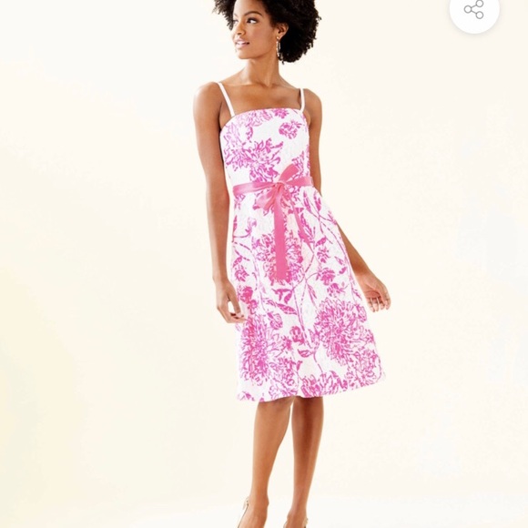 Lilly Pulitzer Sienna strapless dress size 6 NWT - Picture 3 of 9